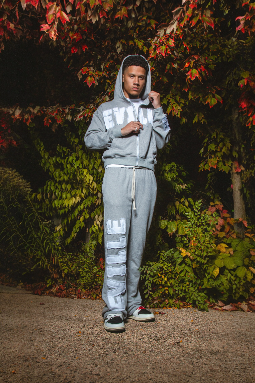 Eville Wear Anniversary Zip Up Set